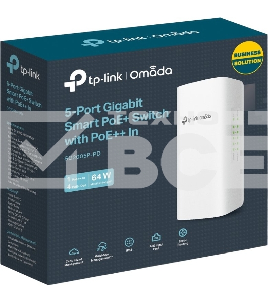 Коммутатор TP-Link SG2005P-PD 5PORT 1000M POE