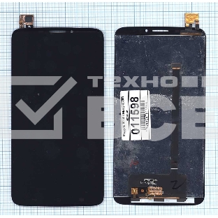 Дисплей для Alcatel One Touch Hero 8020D черный