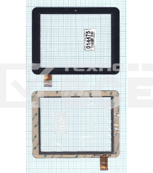 Сенсорное стекло (тачскрин) JA-Z7Z85 V1.0, черное