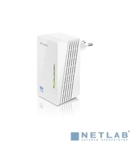 Сетевое оборудование TP-Link TL-WPA4220 300Mbps Wireless AV500 Powerline Extender, 500Mbps Powerline Datarate, 2 10/100Mbps Fast Ethernet ports, HomePlug AV, Plug and Play, WiFi Clone, Single Pack