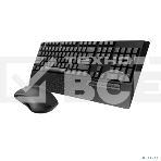 Клавиатура + мышь Rapoo X1960 клав:черный мышь:черный USB, фото3