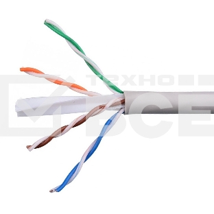 Кабель Cablexpert Россия UPC-6055-4-CU/100, UTP indoor 4x2x0.55, медный, кат.6, однож., 100м, box, серый