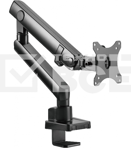 Кронштейн для мониторов Ultramounts UM709 черный 17'-32' макс.8кг крепление к столешнице поворот и наклон