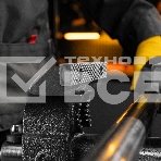 Тиски слесарные BVH-150, 150 мм, поворотные, стальная направляющая, с наковальней Denzel, фото6
