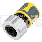 Коннектор для шланга, быстросъемный 3/4' с термопластичной резиной и зажимной гайкой из цинка Профи ЧЕТЫРЕ СЕЗОНА , фото4