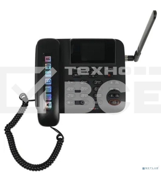 Стационарный сотовый телефон GSM teXet FX-200 черный