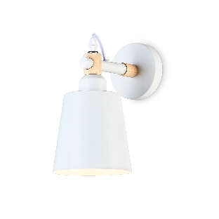 Светильник Ambrella light TR82212 WH/LW белый/светлое дерево E27 max 40W 230*130*190