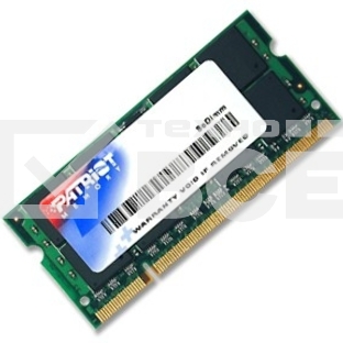 Оперативная память Patriot, DDR2, 2GB (1x2 GB), 800 MHz, CL6, SO-DIMM