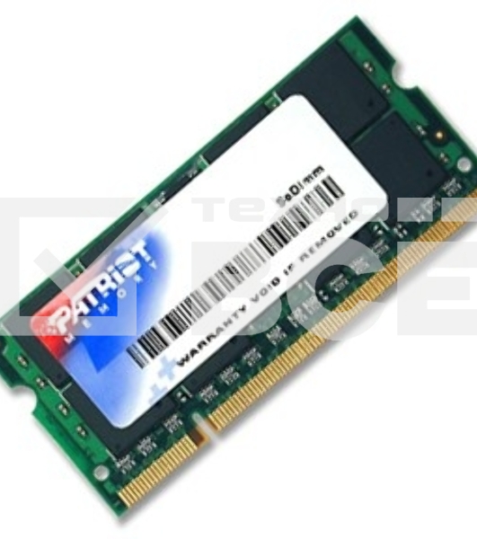 Оперативная память Patriot, DDR2, 2GB (1x2 GB), 800 MHz, CL6, SO-DIMM