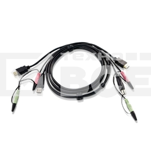 Кабель для переключателей ATEN Custom USB 2.0 HDMI KVM Cable L:1.8m*2L-7D02UH