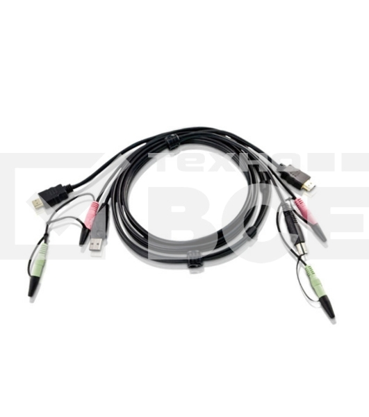 Кабель для переключателей ATEN Custom USB 2.0 HDMI KVM Cable L:1.8m*2L-7D02UH