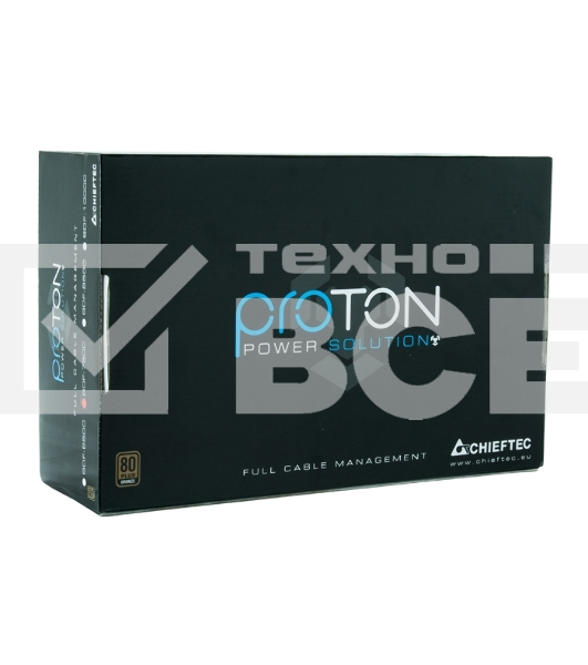 Блок питания Chieftec BDF-750C, 750Вт 80 PLUS Bronze, 140мм, модульный, черный