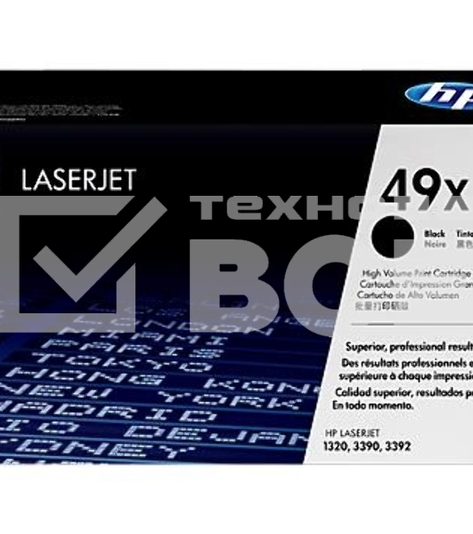 Картридж лазерный HP Q5949X черный для LaserJet 1320 6000 стр.