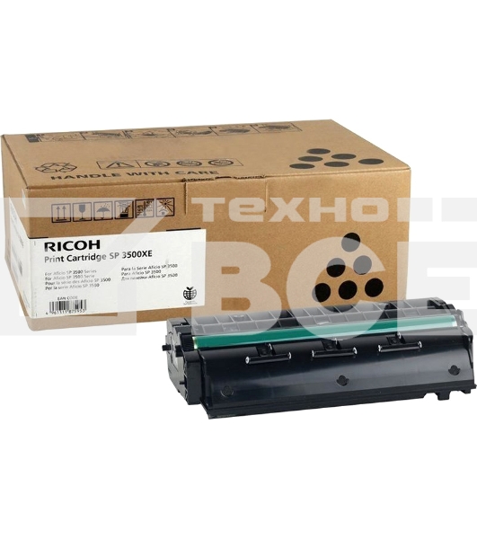 Картридж лазерный Ricoh тип SP 3500XE черный для Aficio SP3500N/SP3510DN/SP3500SF/SP3510SF 6400 отпечатков