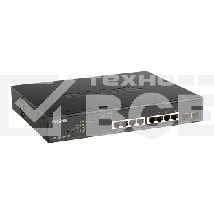 Коммутатор D-Link DGS-1100-10MPPV2/A3A, L2 Smart Switch with 8 10/100/1000Base-T ports and 2 1000Base-X SFP ports (6 PoE ports 802.3af/802.3at (30 W), 2 ports 802.3af/802.3at/802.3bt (90W), PoE Budget 242 W).8K