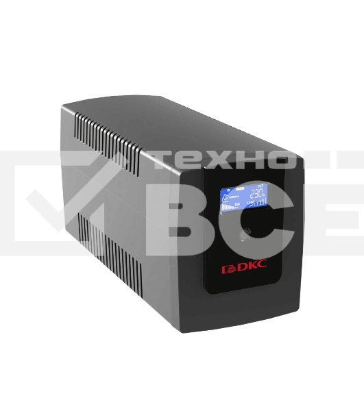 Источник бесперебойного питания ИБП Info LCD 1500В.А Schuko (3) USB + RJ45 DKC INFOLCD1500S