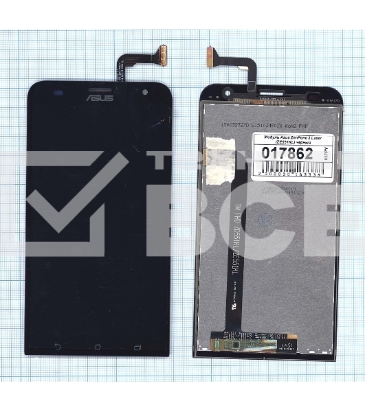 Дисплей для Asus ZenFone 2 Laser ZE551KL черный