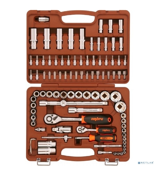 Универсальный набор инструмента Ombra OMT94S12 с 12-гр. головками, 94 предмета