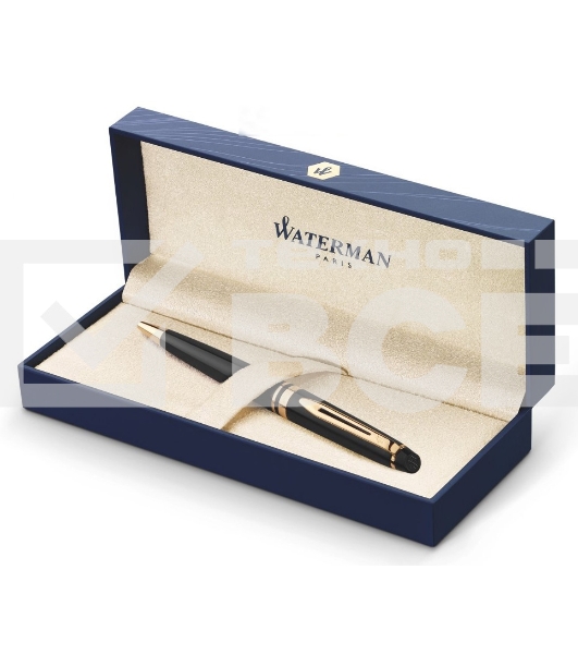 Ручка шариковая Waterman Expert 3 (CWS0951700) Black Laque GT M син. черн. подар.кор.