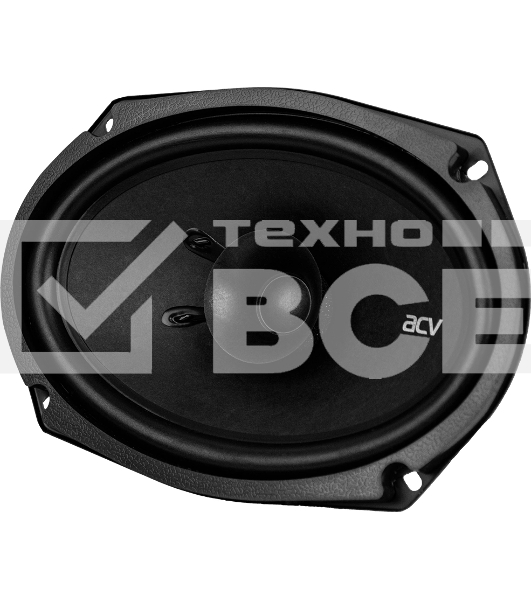 Колонки автомобильные ACV PD-691 BEATS (без решетки) 240Вт 91дБ 4Ом 16x23см (6x9дюйм) (ком.:2кол.) коаксиальные однополосные