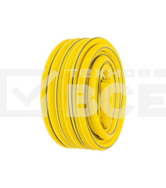 Шланг поливочный ПВХ 3-х слойный армированный 3/4дюйм 25м Профи Плюс ЧЕТЫРЕ СЕЗОНА 62-0229-1