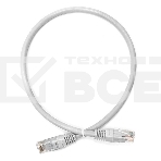 Кабель Патч-корд Lanmaster UTP TWT-45-45-0.5/6-GY вилка RJ-45-вилка RJ-45 кат.6 0.5м серый ПВХ, фото2