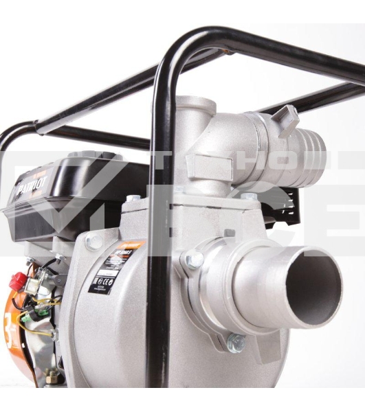 Мотопомпа PATRIOT MP 3060 S [335101430] {Двиг. 4-т, АИ-92, 196сс, 6.5 л.с., самовсас., макс.производит.60 м?/ч (1000 л/м), макс.глуб.всас.8 м., макс.нап.30 м., диам.патруб.3