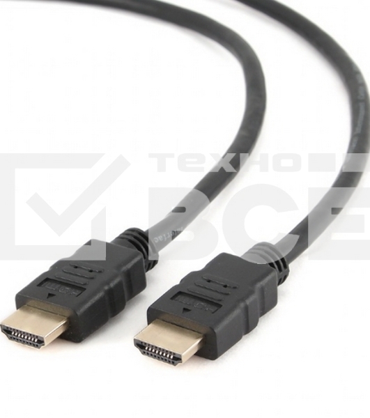 Кабель HDMI Cablexpert CC-HDMI4-7.5M, 19M/19M, v2.0, медь, позол.разъемы, экран, 7.5м, черный, пакет