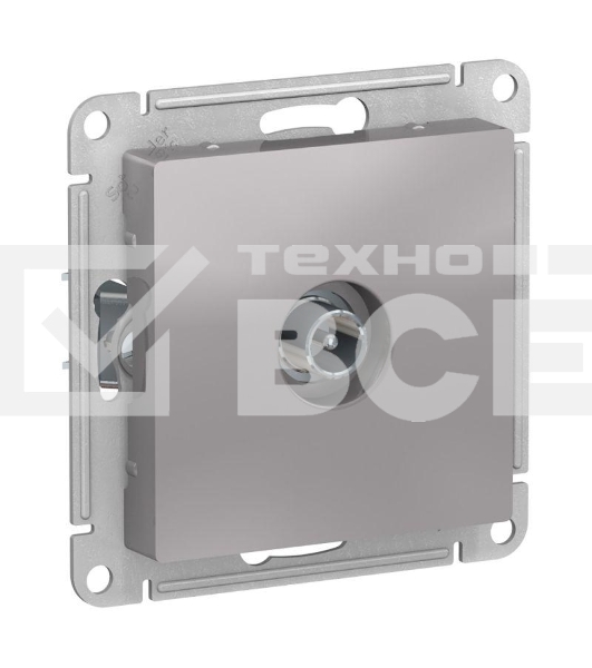 Алюминий Розетка TV оконечная 1DB, механизм ATN000391 Schneider Electric