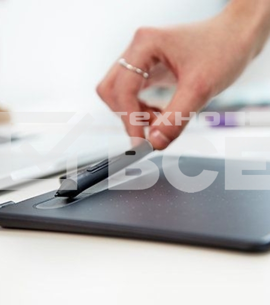 Графический планшет Wacom Intuos S CTL-4100K-N USB черный