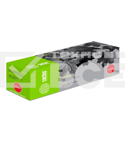 Картридж лазерный Cactus CS-C045HY жёлтый (2200 стр.) для Canon LBP 611Cn/613Cdw/631Cn/633Cdw/635Cx