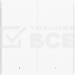 Выключатель двухклавишный Aqara Wireless Remote Switch H1 (WRS-R02), фото 1