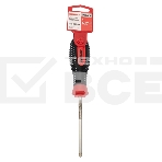 Отвертка крестовая PZ 2х100 мм, трехкомпонентная рукоятка, сталь S2 Rexant, фото 1