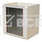 Шкаф настенный ЦМО ШРН-12.650 12U 600x650мм пер.дв.стекл несъемные бок.пан. 50кг серый, фото17
