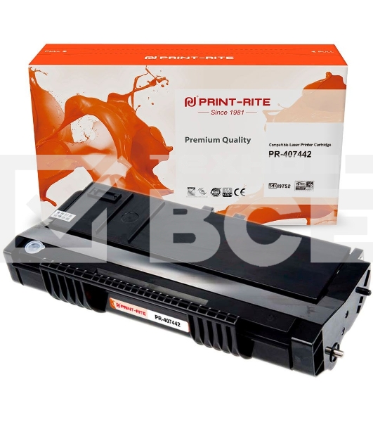 Картридж лазерный Print-Rite TFR802BPU1J PR-407442 407442 черный (2000стр.) для Ricoh Aficio SP 111/SP 111SF