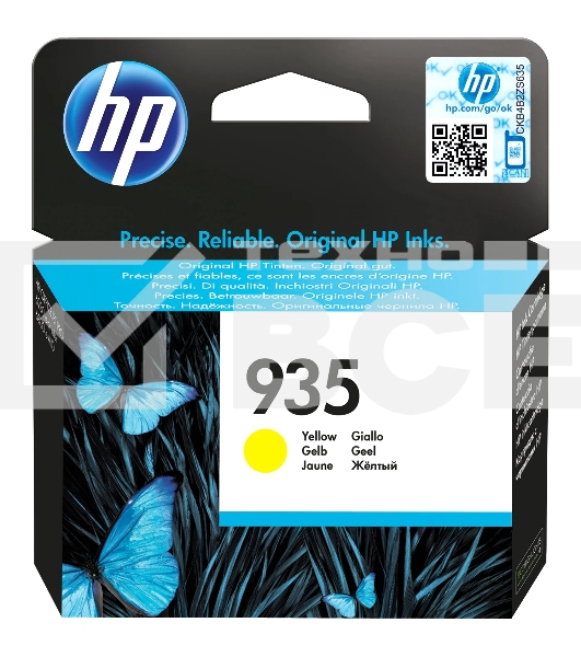 Картридж струйный HP 935 C2P22AE желтый для HP OJ Pro 6830