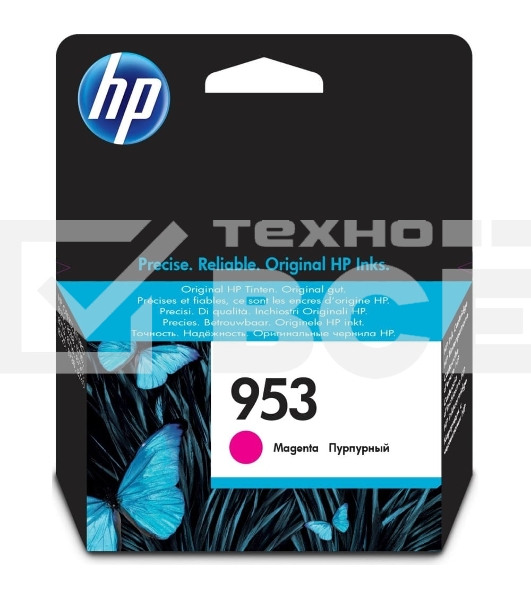 Картридж струйный HP 953 F6U13AE пурпурный для HP OJP 8710/8715/8720/8730/8210/8725 (700стр.)