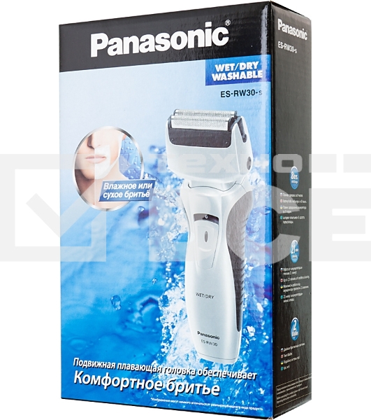 Бритва сетчатая Panasonic ES-RW30S реж.эл.:2 питан.:аккум. серебристый