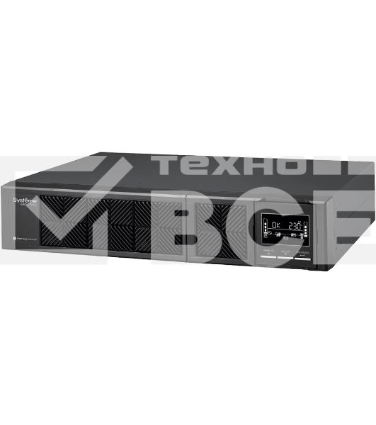 Источник бесперебойного питания Systeme Electriс Smart-Save Online SRV, 1000VA/900W, On-Line, Rack 2U(Tower convertible), LCD, Out: 6xC13, SNMP Intelligent Slot, USB, RS-232