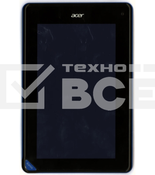 Модуль (матрица + тачскрин) для Acer Iconia Tab B1-A71 черный с рамкой