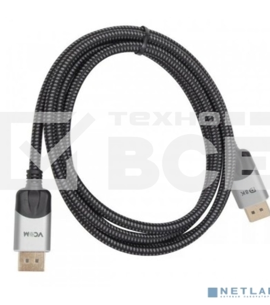 Кабель соединительный DisplayPort v1.4, 8K@60Hz, 10m, медь, VCOM CG635-10M