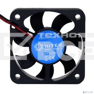 Вентилятор для корпуса 5bites FB5010S-12L2 черный 50мм 4200rpm 24db 2-pin
