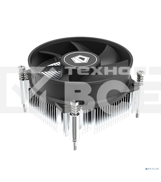 Кулер ID-COOLING DK-19 PWM серебристый/черный 92мм алюминий 2200rpm 26db 4-pin 95W 55мм