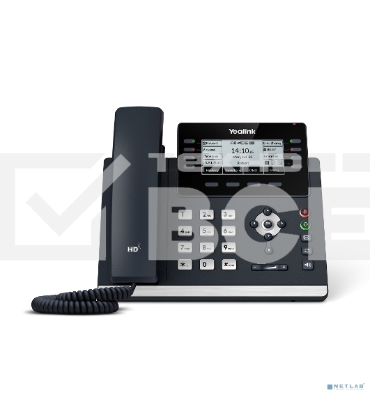 Ip-телфон YEALINK SIP-T43U, 12 аккаунтов, BLF, PoE, GigE, без БП, шт