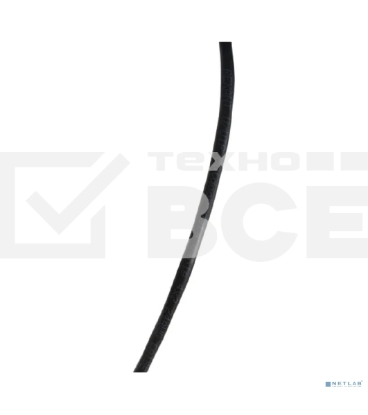 Кабель витая пара U/UTP кат.5E 4х2х24AWG CU медь 100МГц PE OUTDOOR черн. (уп.100м) Rexant 01-0045-100