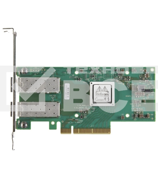 Сетевая карта ConnectX-5 EN network interface card, 10/25GbE dual-port SFP28, PCIe3.0 x8, UEFI Enabled (x86/ARM)