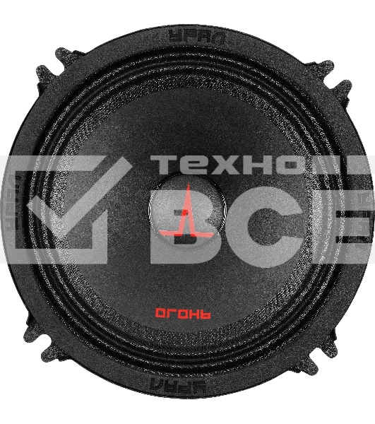 Колонки автомобильные Ural Огонь ОГ-130 (без решетки) 140Вт 90дБ 4Ом 13см (5дюйм) (ком.:2кол.) широкополосные однополосные