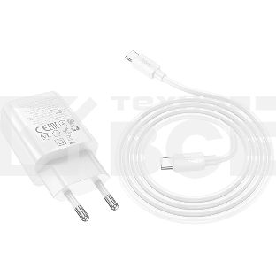 Сетевое зарядное устройство Hoco N63 Gentle 30W 3A (PD) белый