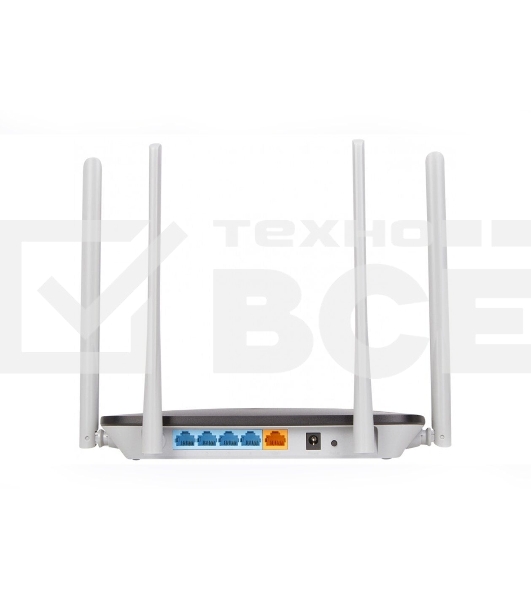 Беспроводный маршрутизатор Mercusys AC12, Dual Band, (867Мбит/с на 5 ГГц + 300Мбит/с на 2,4 ГГц)4 порта 100 Мбит/с, 4 фиксированных антенны