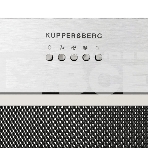 Встраиваемая вытяжка Kuppersberg INPUSH 60 X, High-Tech, 60 см, механическое управление, обратный клапан, 3 скорости, 780 м3/ч, периметральное всасывание, угольный фильтр KF-SC 2 (опция), уровень шума 62 дБ, цвет нержавеющая сталь, фото2